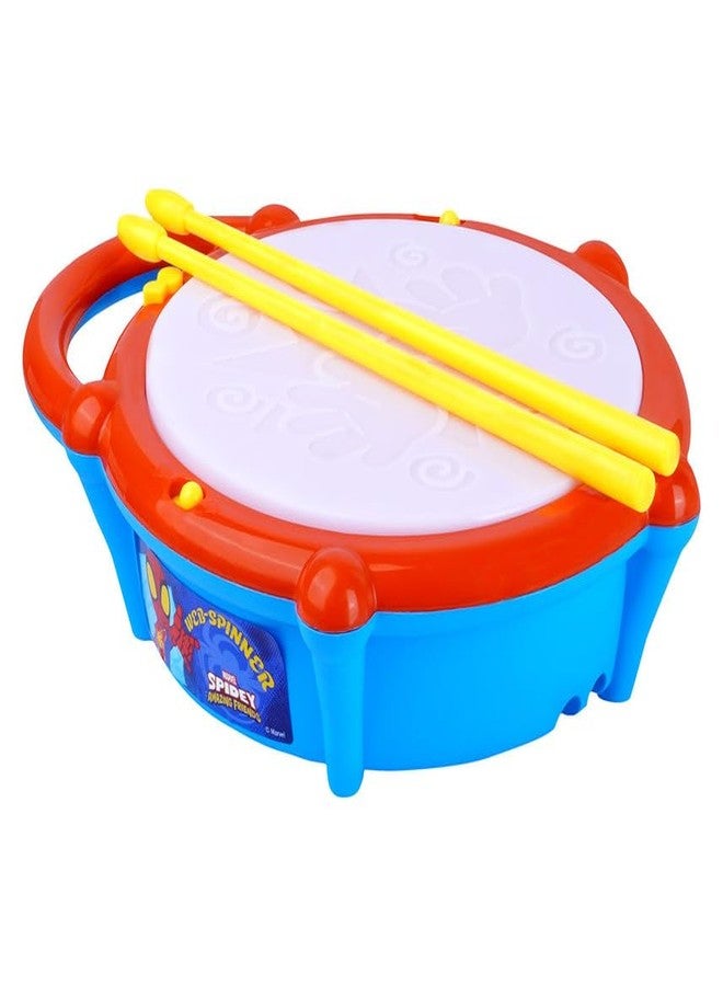 Kriiddaank Marvel Spiderman Theme Flash Drum - Interactive Superhero Gifts with Lights for Kids | Fun & Educational Toy for Kids | Safe, Engaging & Interactive Play - Image 4